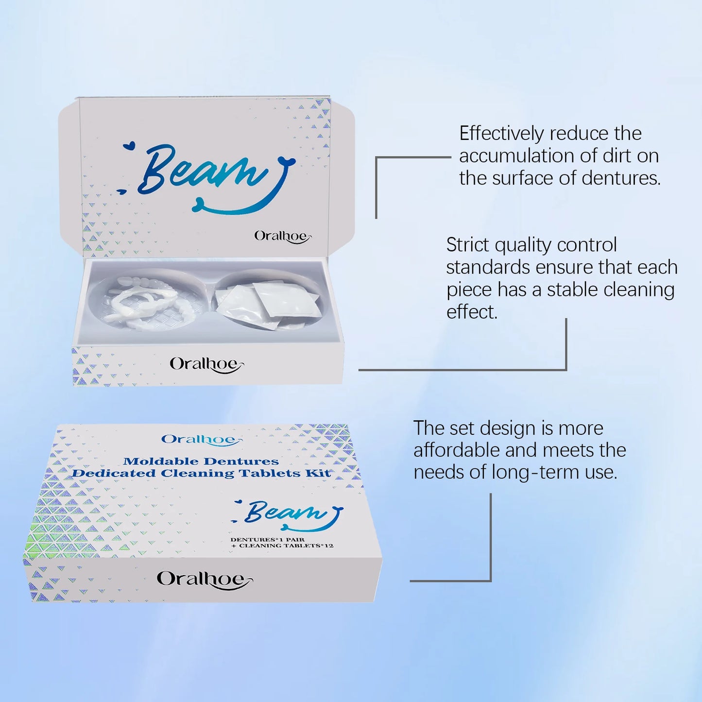 Moldable Confidence Denture Set™
