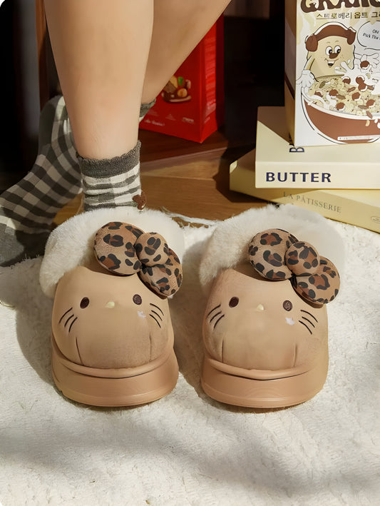 Hello Kitty Plush Slippers