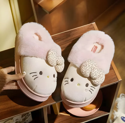 Hello Kitty Plush Slippers