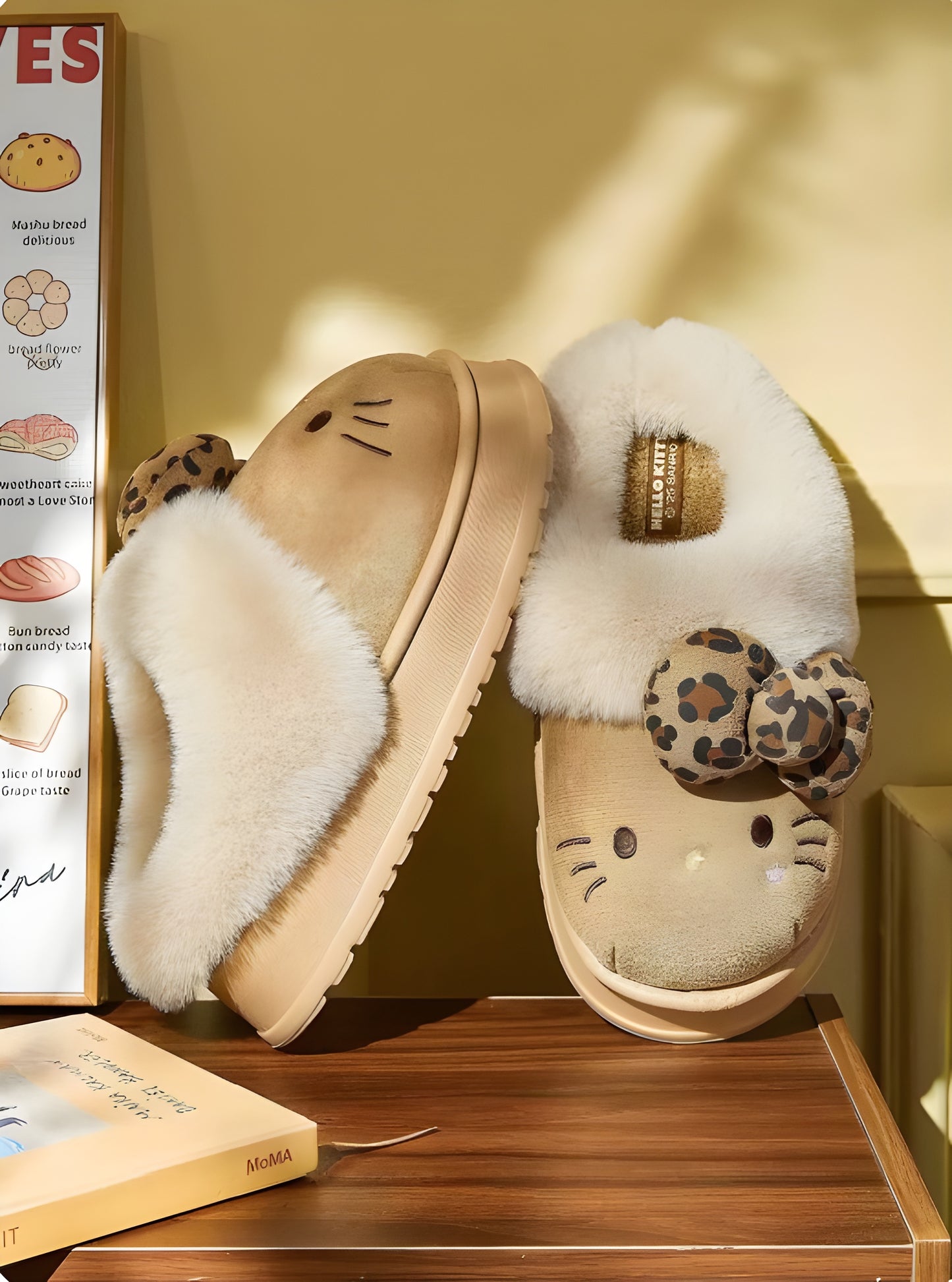 Hello Kitty Plush Slippers