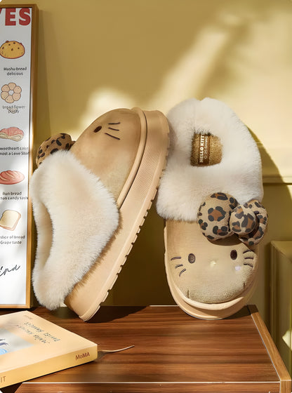 Hello Kitty Plush Slippers
