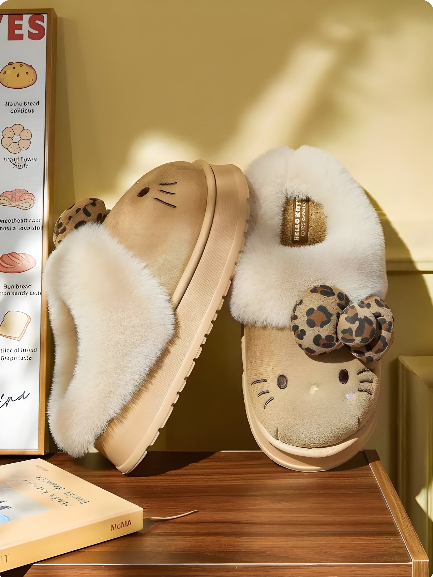 Hello Kitty Plush Slippers