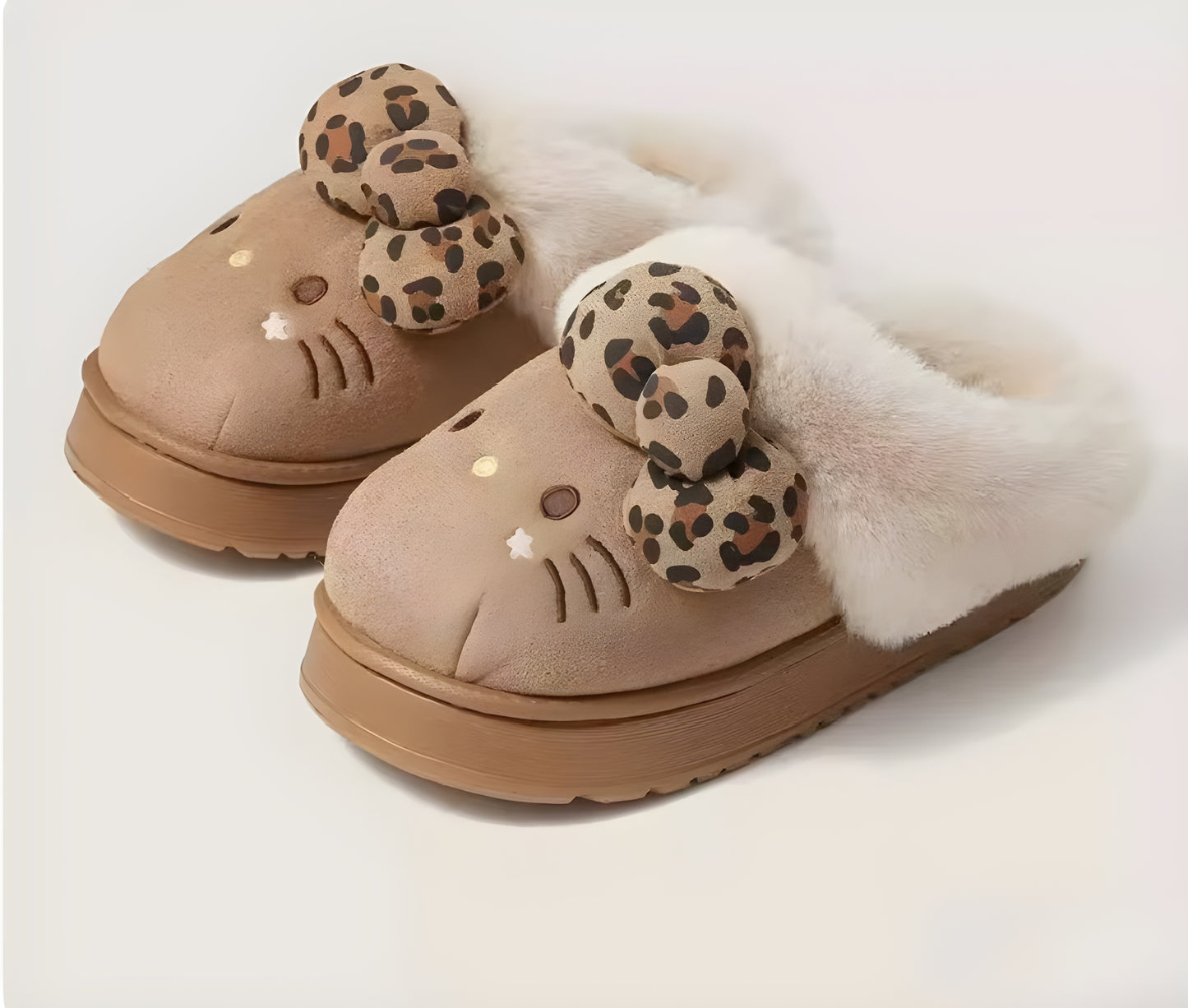 Hello Kitty Plush Slippers